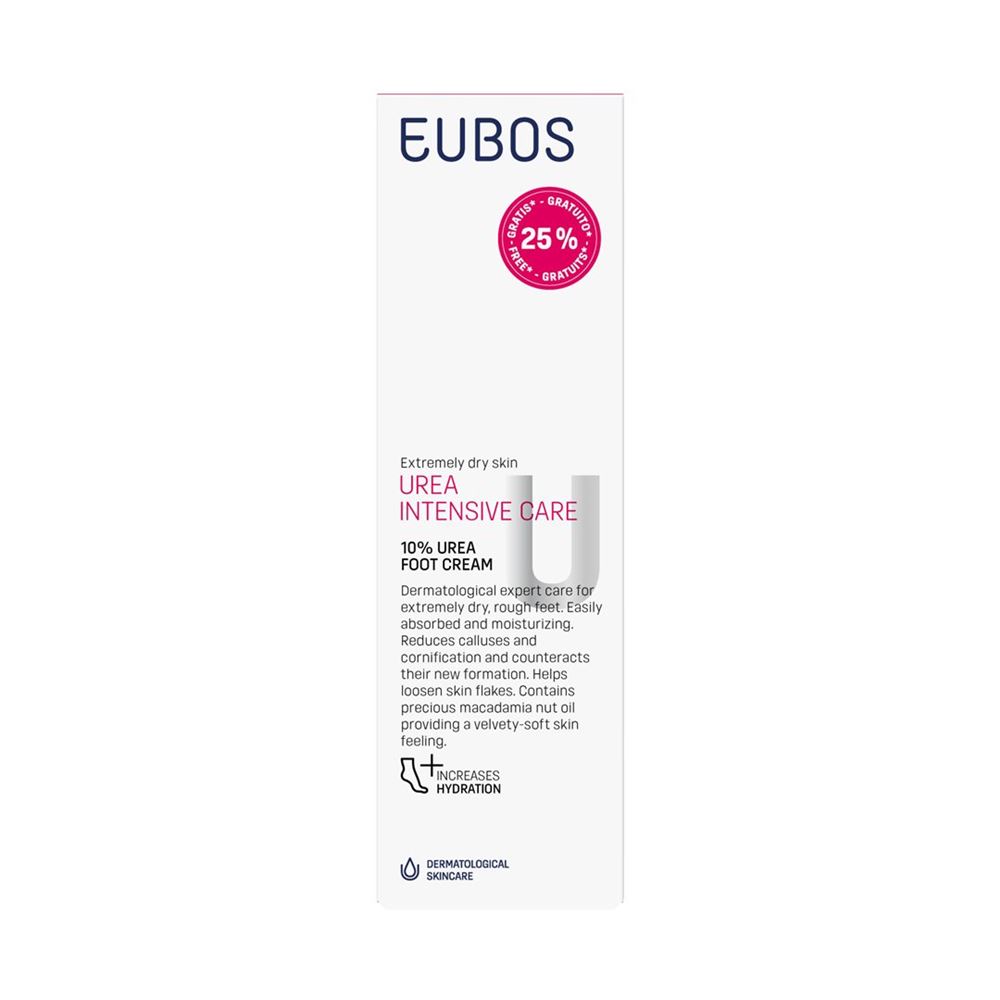 EUBOS Urea Fusscreme 25% gratis 125 ml