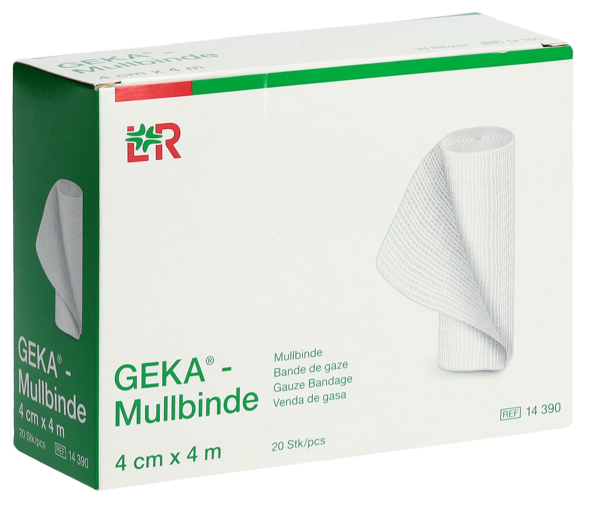 GEKA Mullbinde 4cmx4m 20 Stk