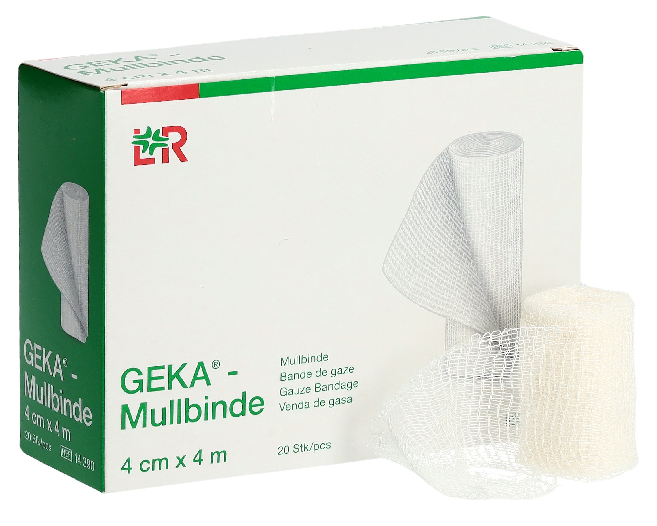 GEKA Mullbinde 4cmx4m 20 Stk