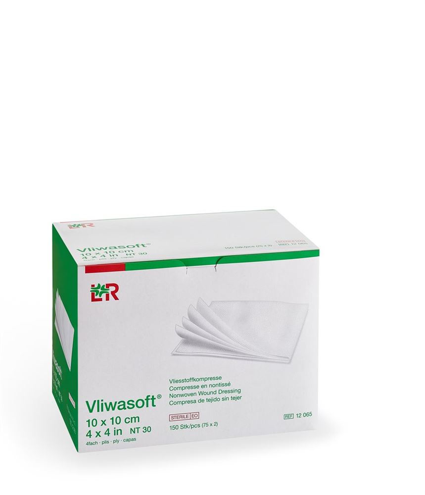 VLIWASOFT Vliesstoffko 10x10cm 4-l st 2 x 75 Stk