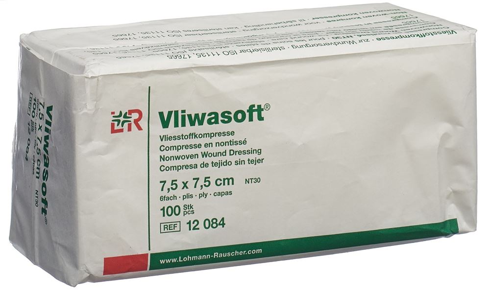 VLIWASOFT Vliesstoffko 7.5x7.5cm 6-l Btl 100 Stk