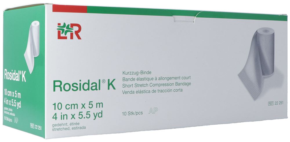 ROSIDAL K Kurzzug-Binde 10cmx5m 10 Stk