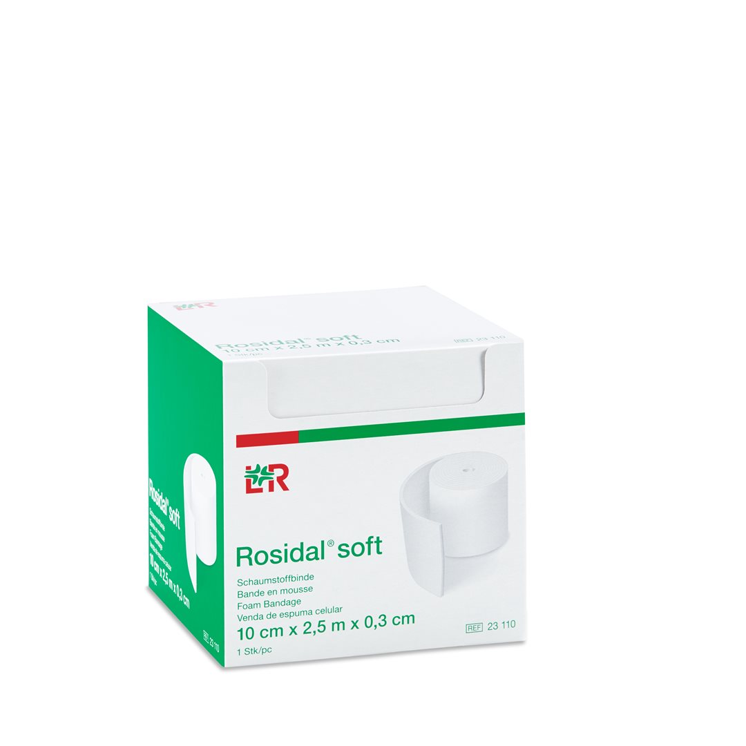 ROSIDAL soft Schaumstoffbinde 2.5mx10cmx0.3cm