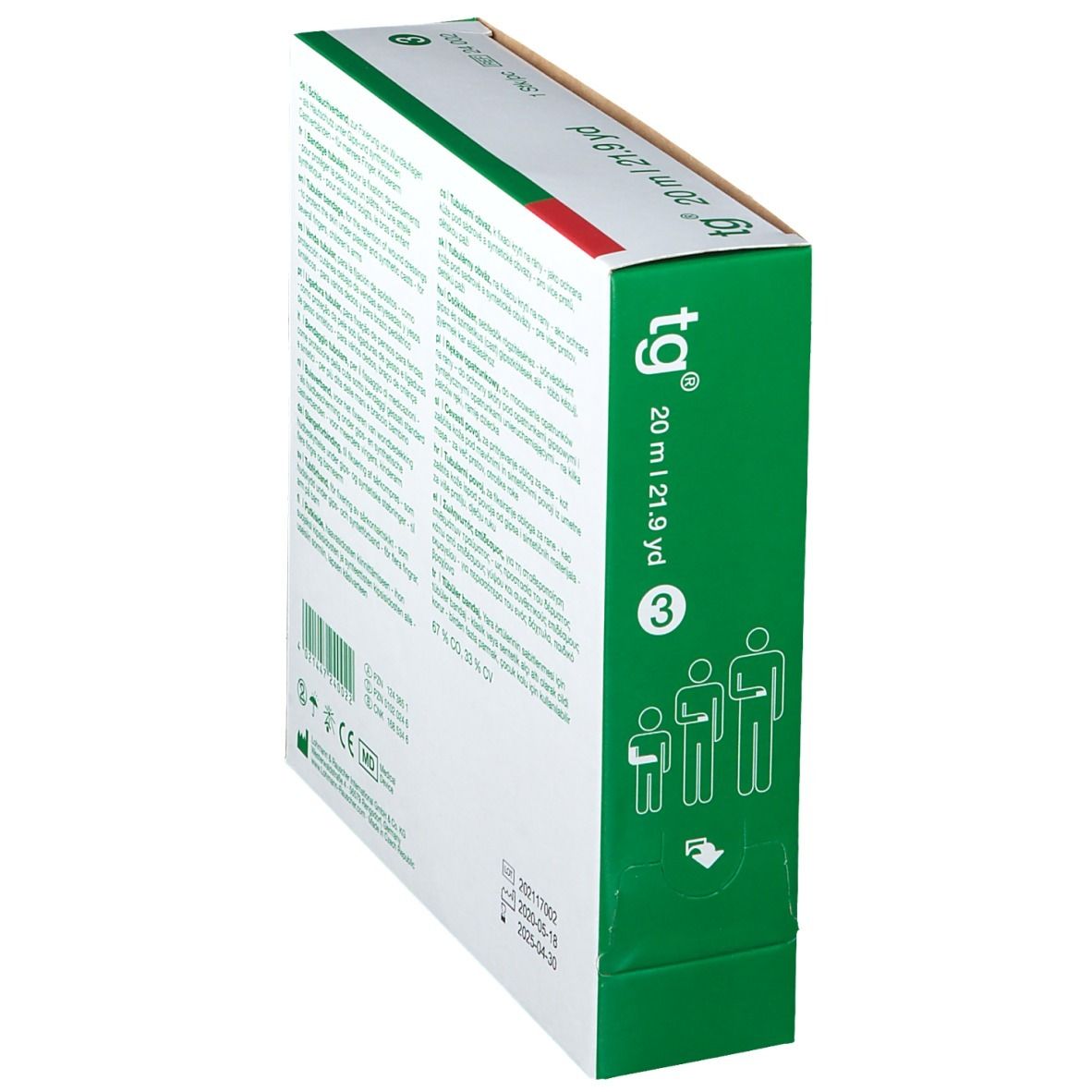 TG Schlauchverband 3cmx20m weiss Rolle