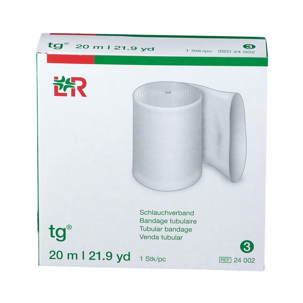 TG Schlauchverband 3cmx20m weiss Rolle