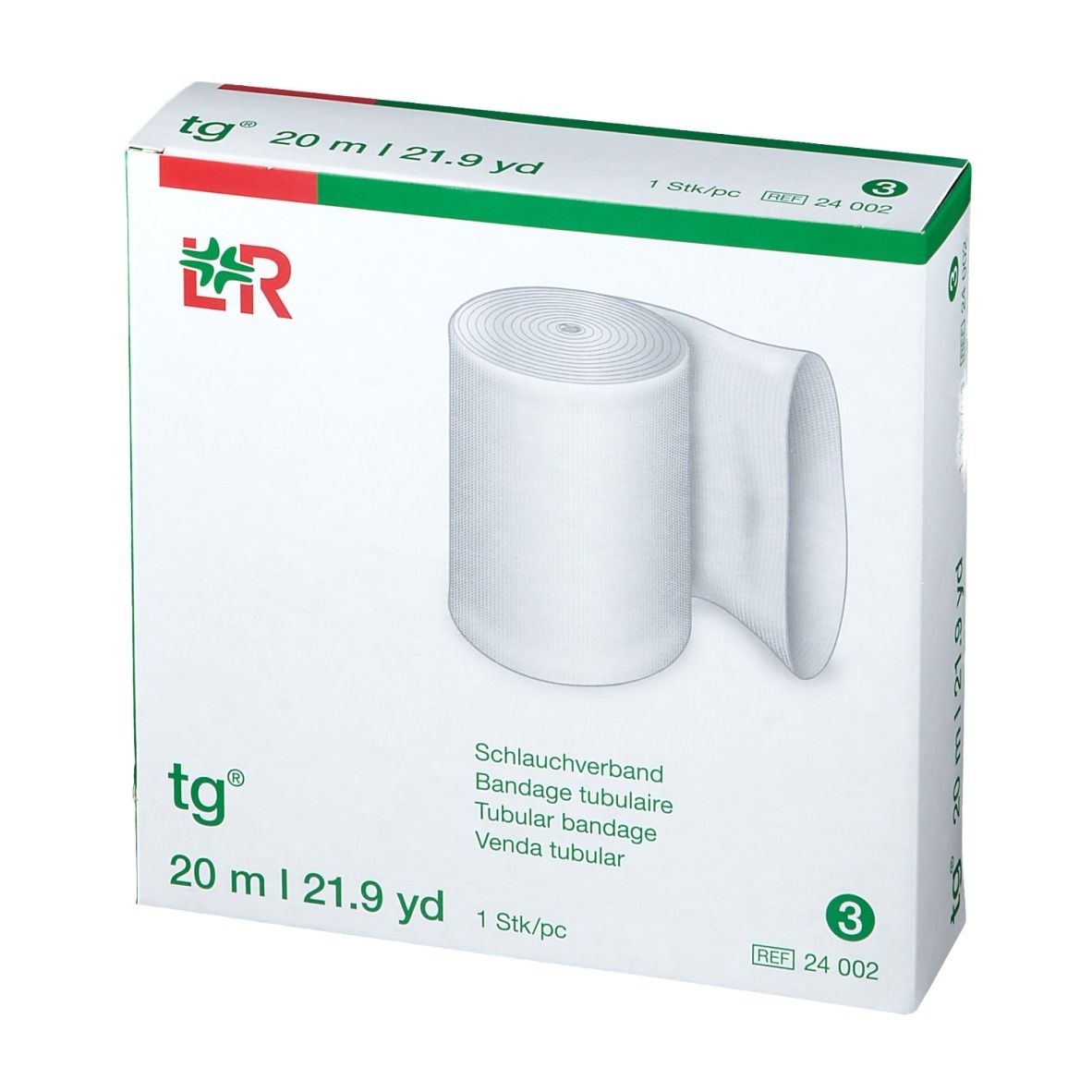 TG Schlauchverband 3cmx20m weiss Rolle