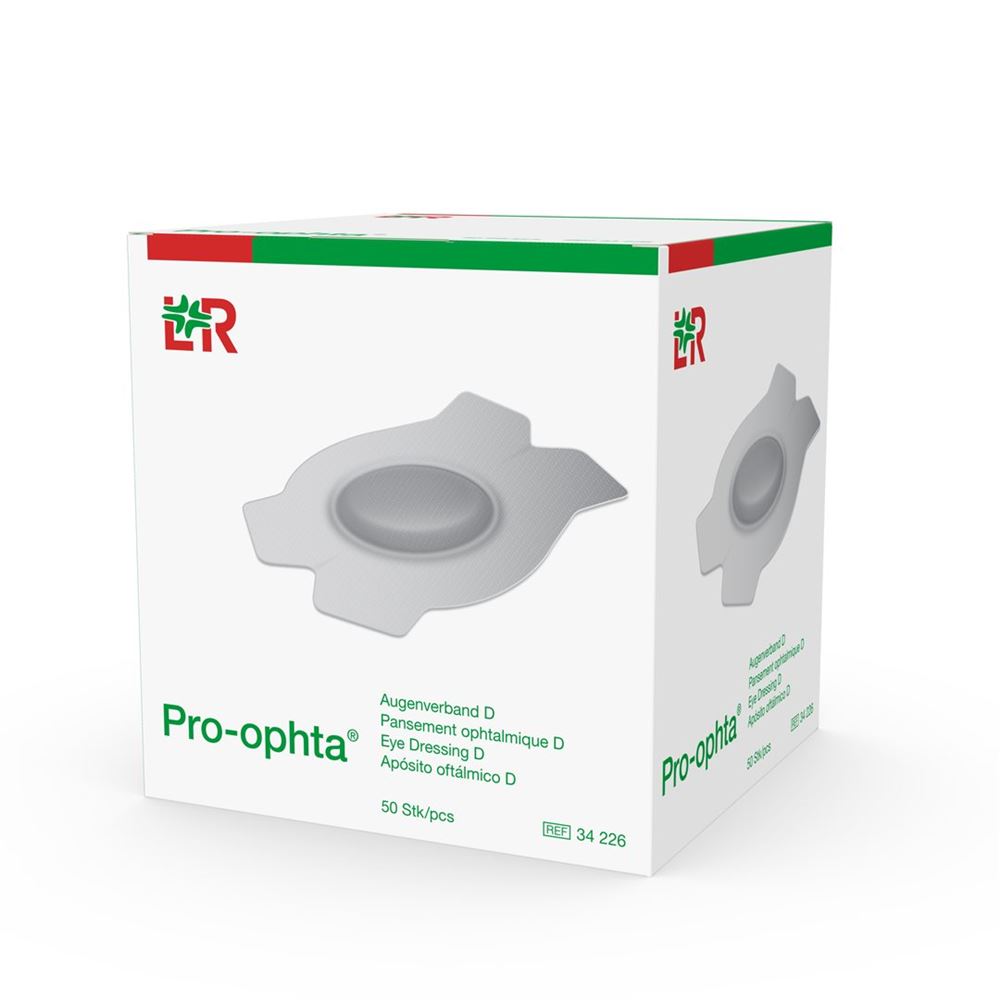 PRO-OPHTA Augenverband D lichtdicht hautf 50 Stk
