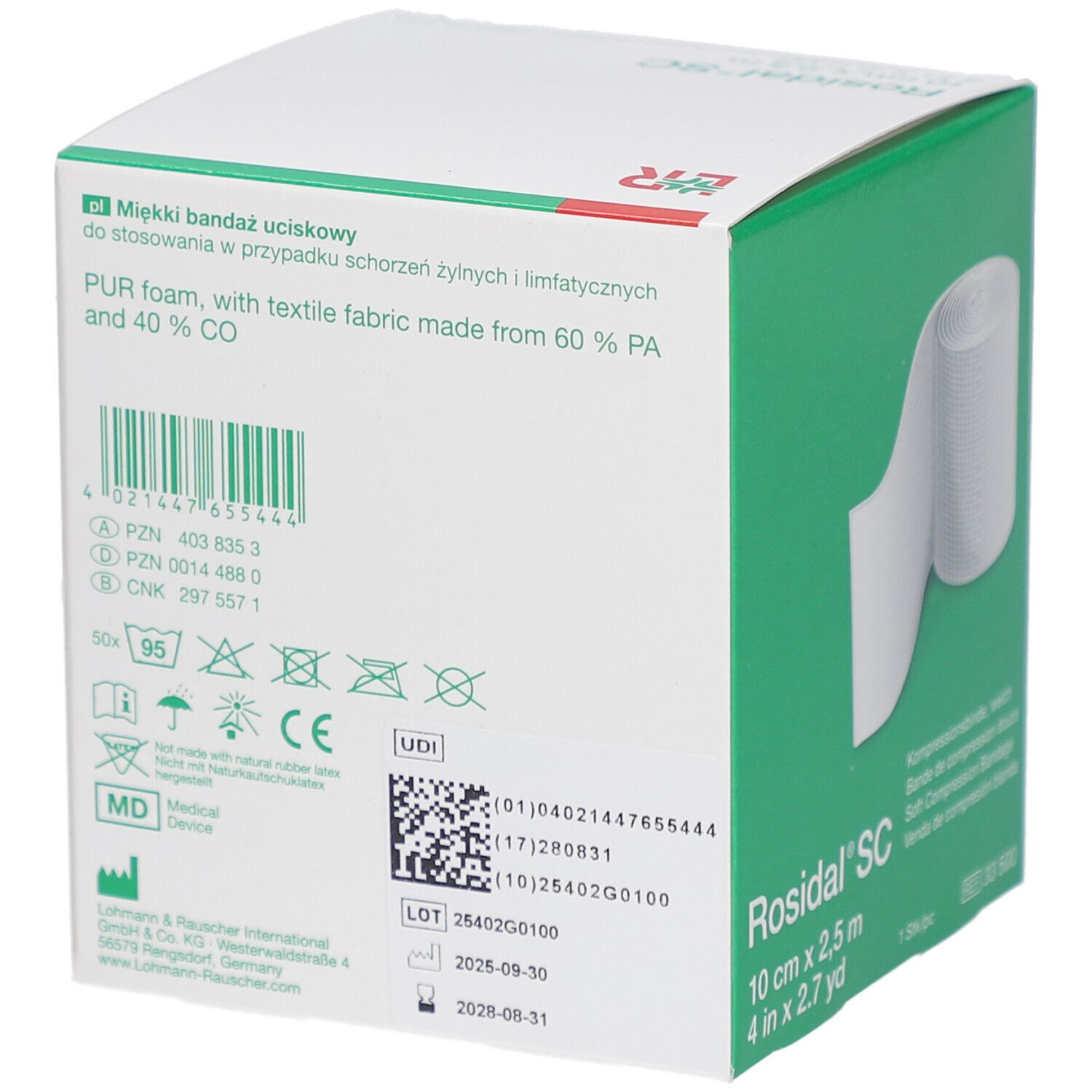 ROSIDAL SC Polsterbinde 10cmx2.5m