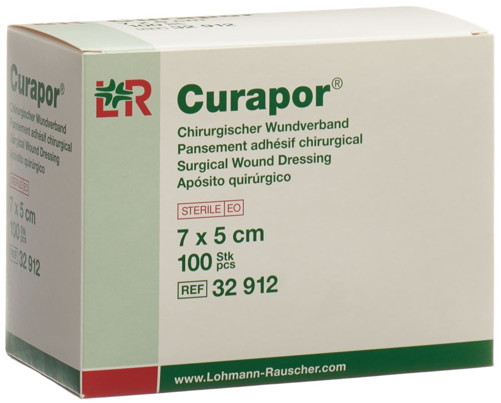 CURAPOR Chirurgisch Wundverband 7x5cm st 100 Stk