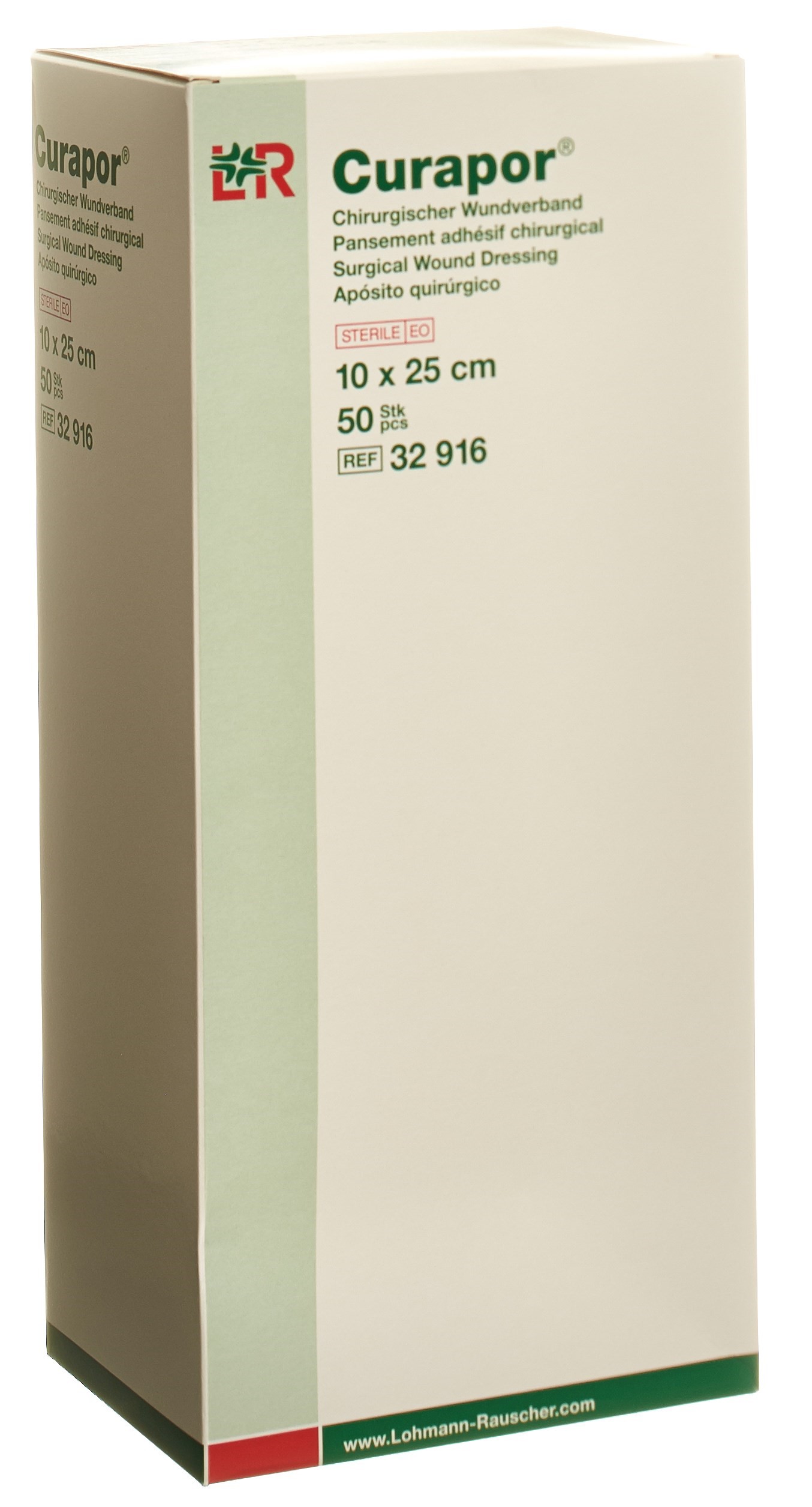 CURAPOR Chirurgisch Wundverband 10x25cm st 50 Stk