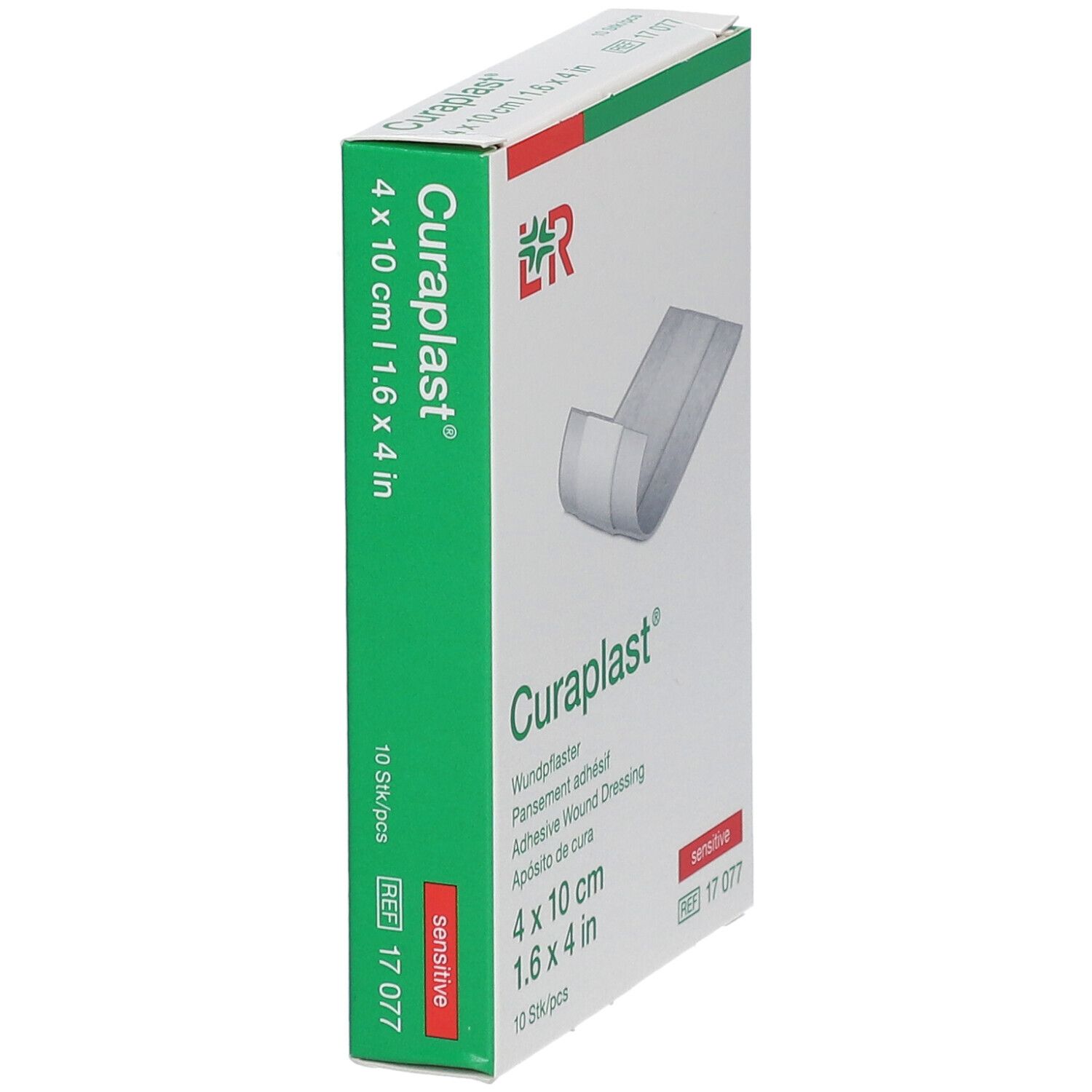 CURAPLAST Wundverband 4cmx10cm hautfarbig 10 Stk
