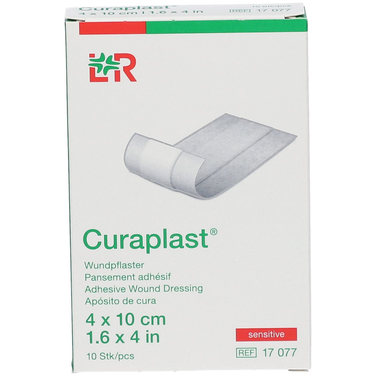 CURAPLAST Wundverband 4cmx10cm hautfarbig 10 Stk