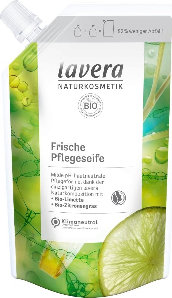LAVERA Pflegeseife Lime Care Nachfüllbtl 500 ml