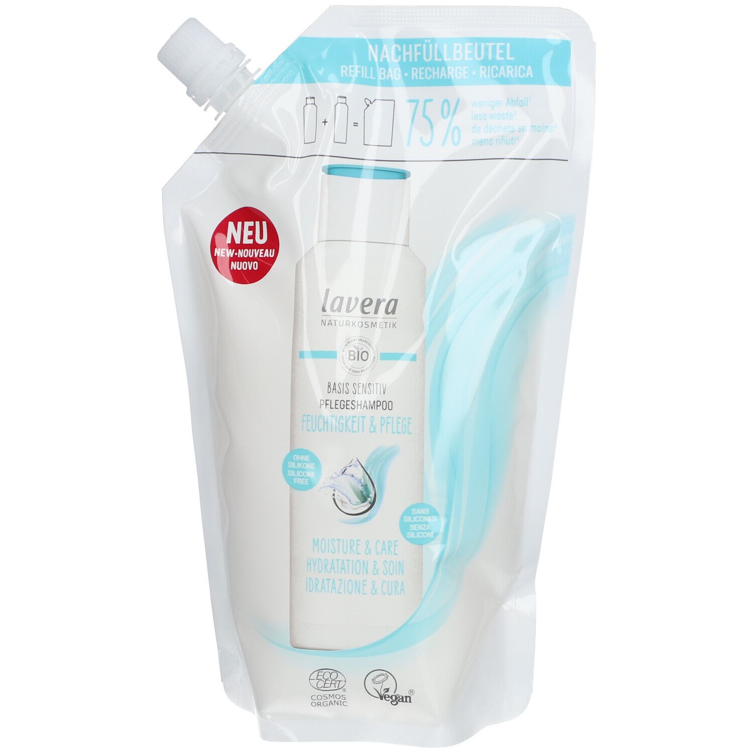 LAVERA Shampoo basis sensitiv Nachfüllbtl 500 ml