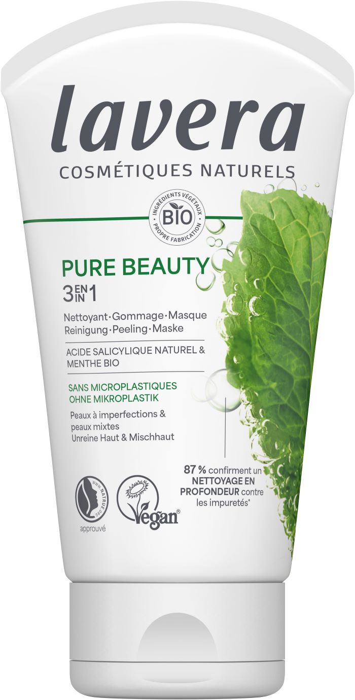 LAVERA Peeling-Maske 3in1 Pure Beauty Tb 125 ml