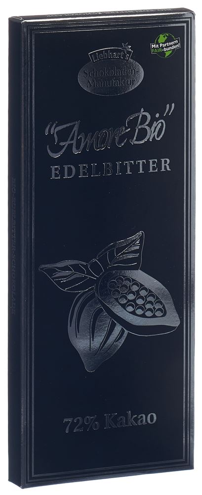LIEBHART Schoko Edelbitt Kakao 72% Bio 100 g