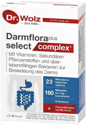DR. WOLZ Darmflora Plus Select Complex Kaps 80 Stk
