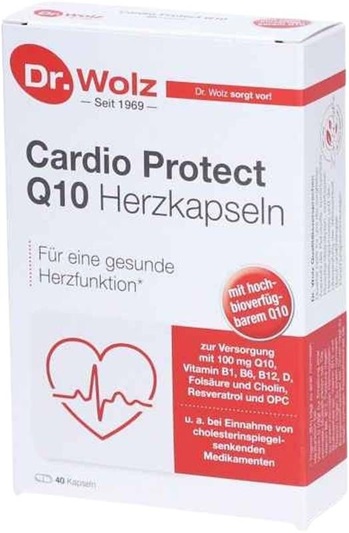 DR. WOLZ Cardioprotect Q10 Herz Kaps 40 Stk