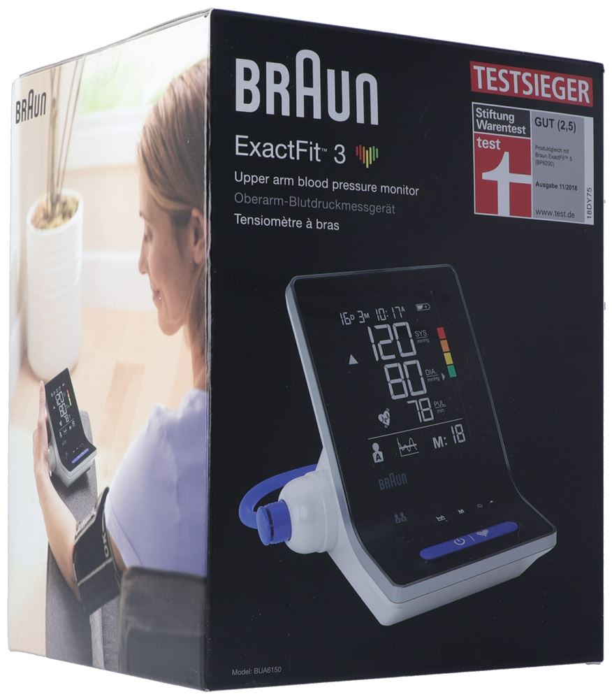 BRAUN ExactFit Blutdruckmessgerät 3 BUA 6150