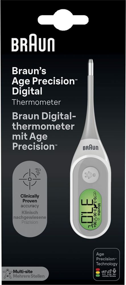 BRAUN AGE PRECISION digital Thermometer PRT 2000