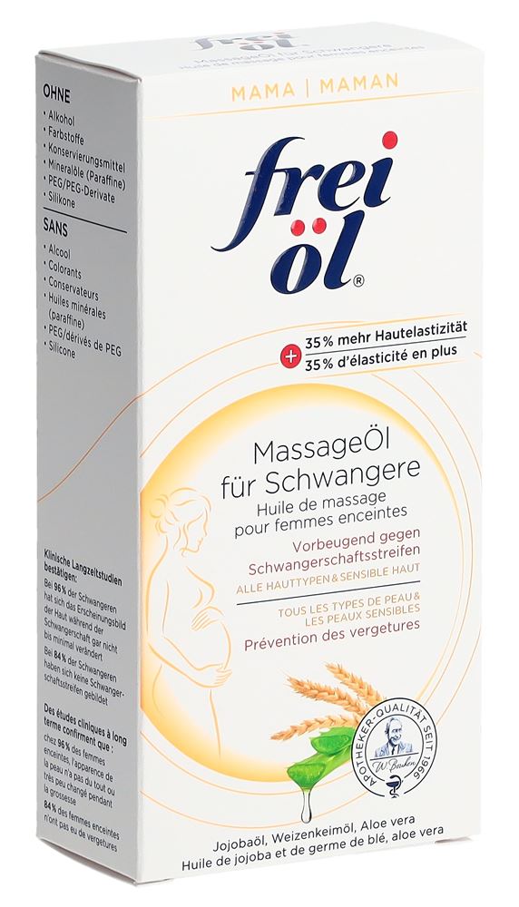 FREI ÖL MAMA MassageÖl für Schwangere 125 ml