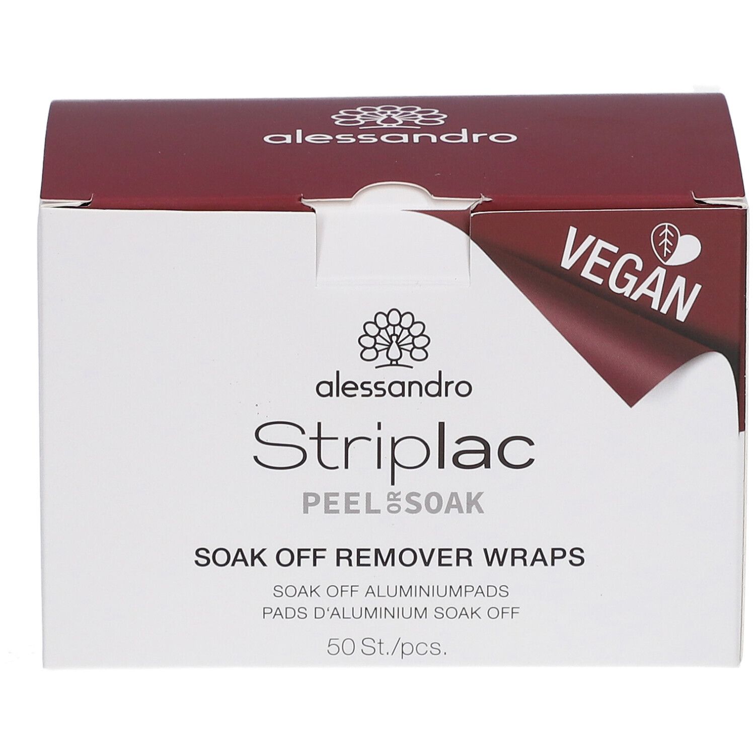 ALESSAN Striplac 2 0 Soak Off Wraps 50 Stk
