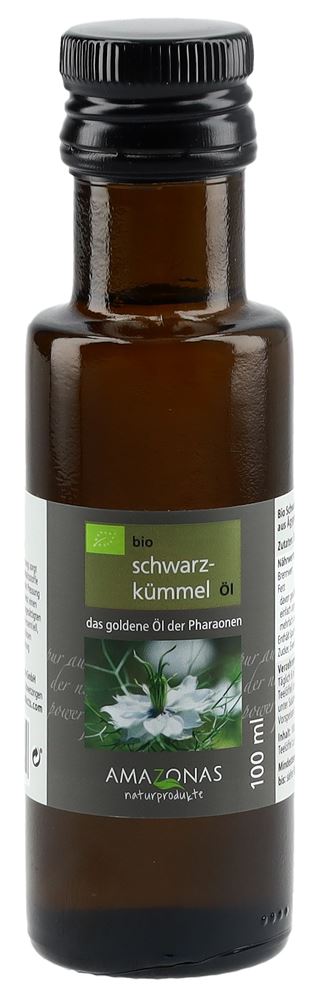 AMAZONAS schwarzkümmelöl 100 % Bio Ägypten 100 ml