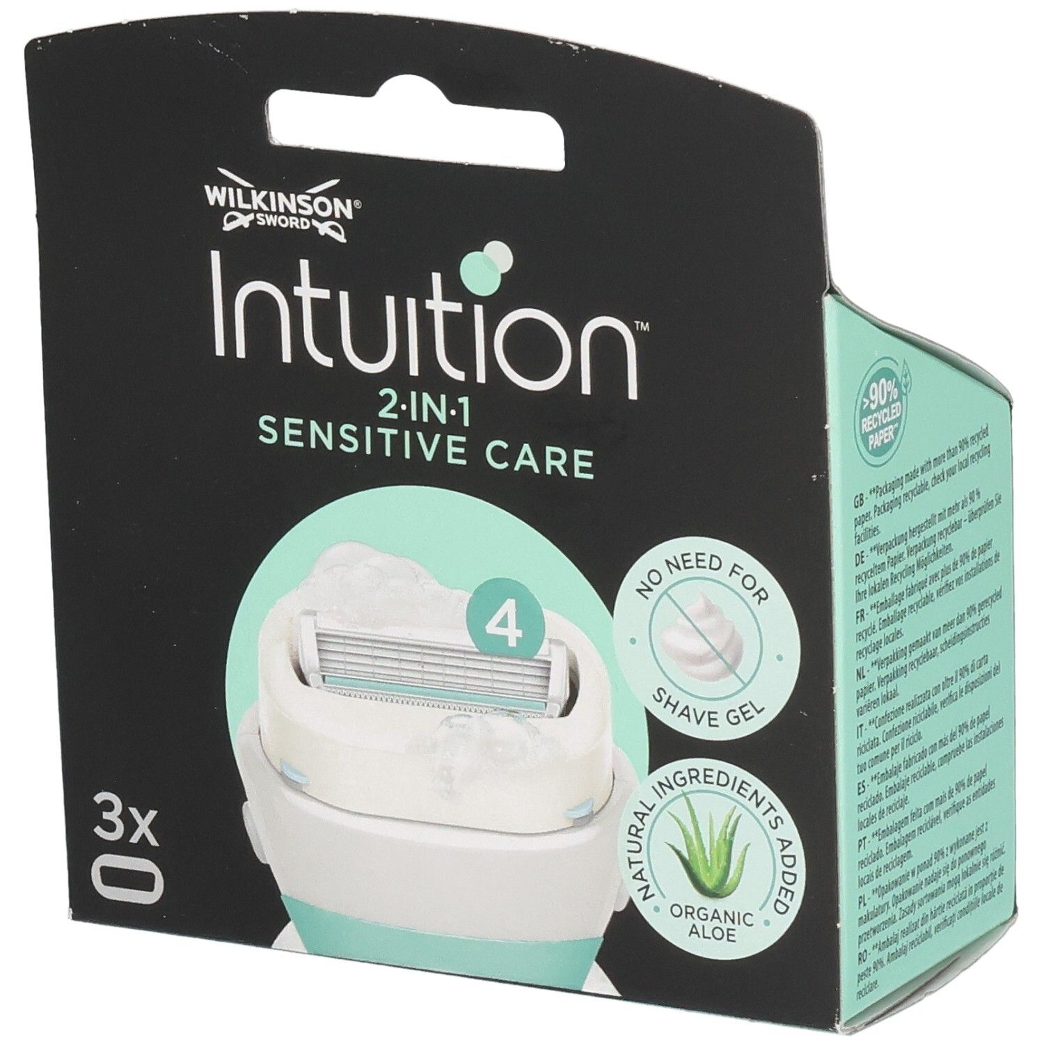 WILKINSON Intuition Sensitive Care 3 Klingen