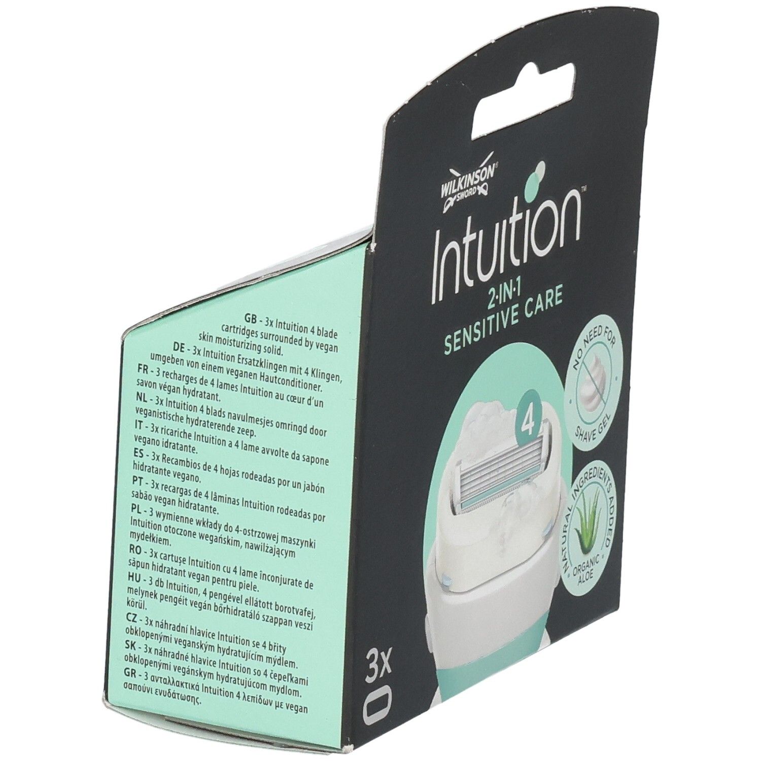 WILKINSON Intuition Sensitive Care 3 Klingen