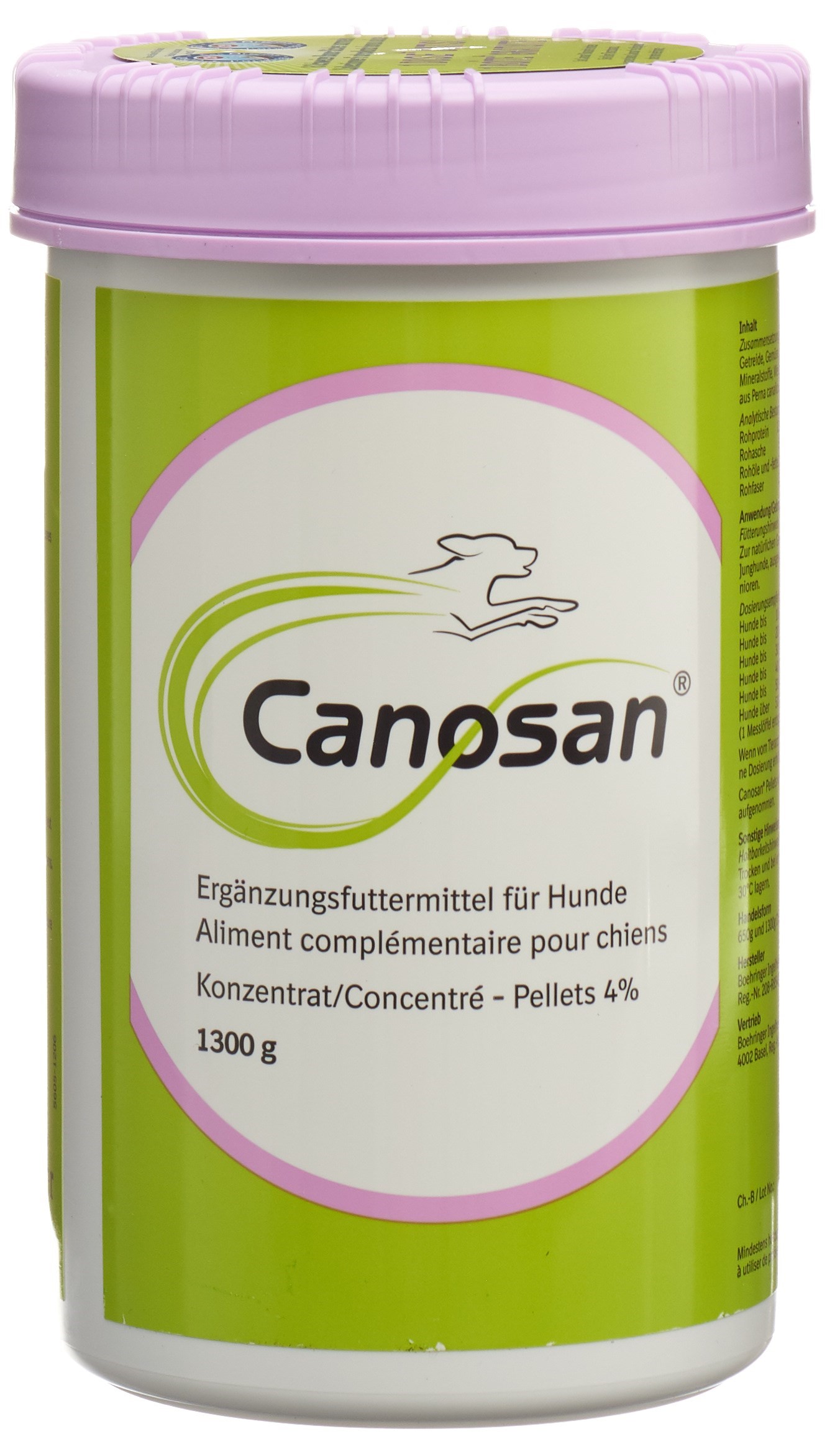 CANOSAN Konzentrat Pellets 4 % Hund Ds 1300 g