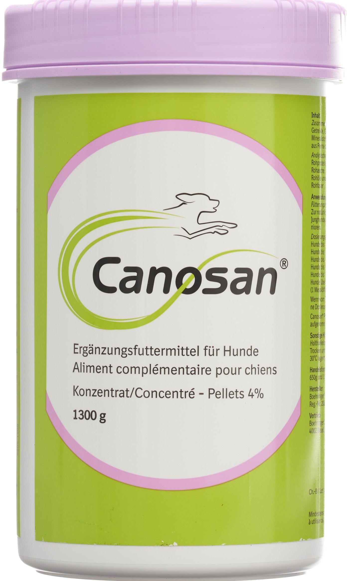 CANOSAN Konzentrat Pellets 4 % Hund Ds 1300 g