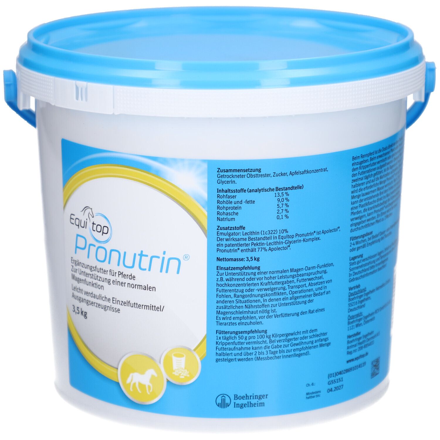 PRONUTRIN Diätfuttermittel Gran Pferde 3.5 kg