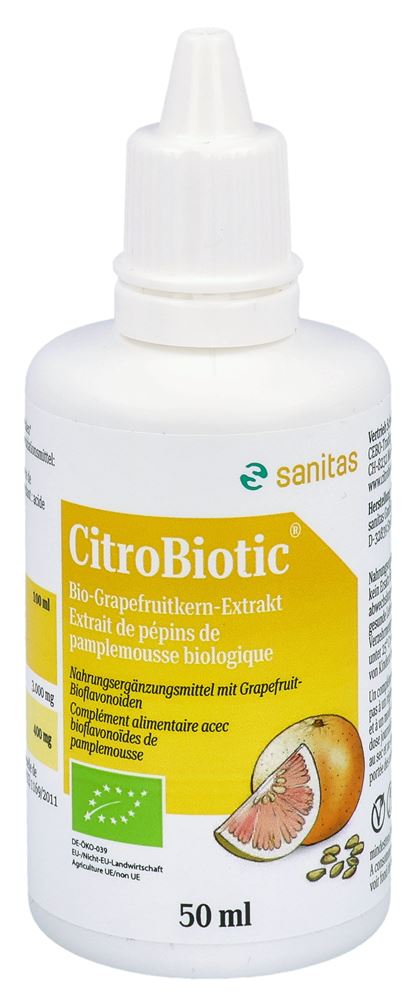 CITROBIOTIC Grapefruitkern Extrakt Bio 50 ml