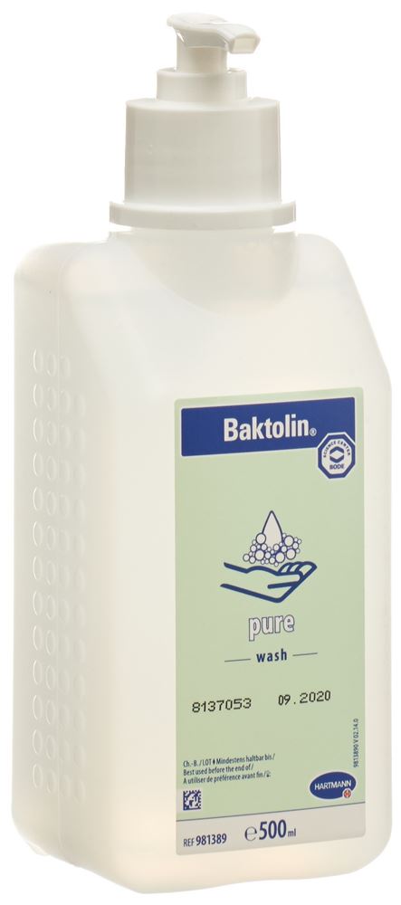 BAKTOLIN pure Waschlotion mit Pumpe 500 ml