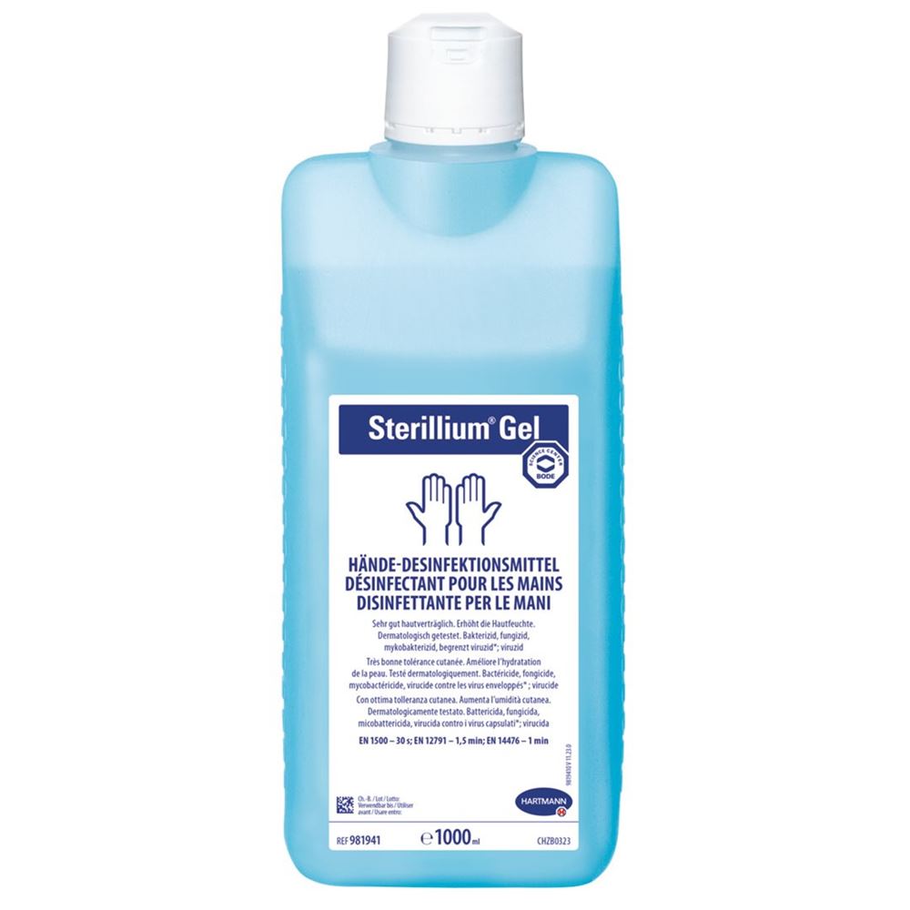 STERILLIUM Gel Händedesinfektion (n) Fl 1000 ml