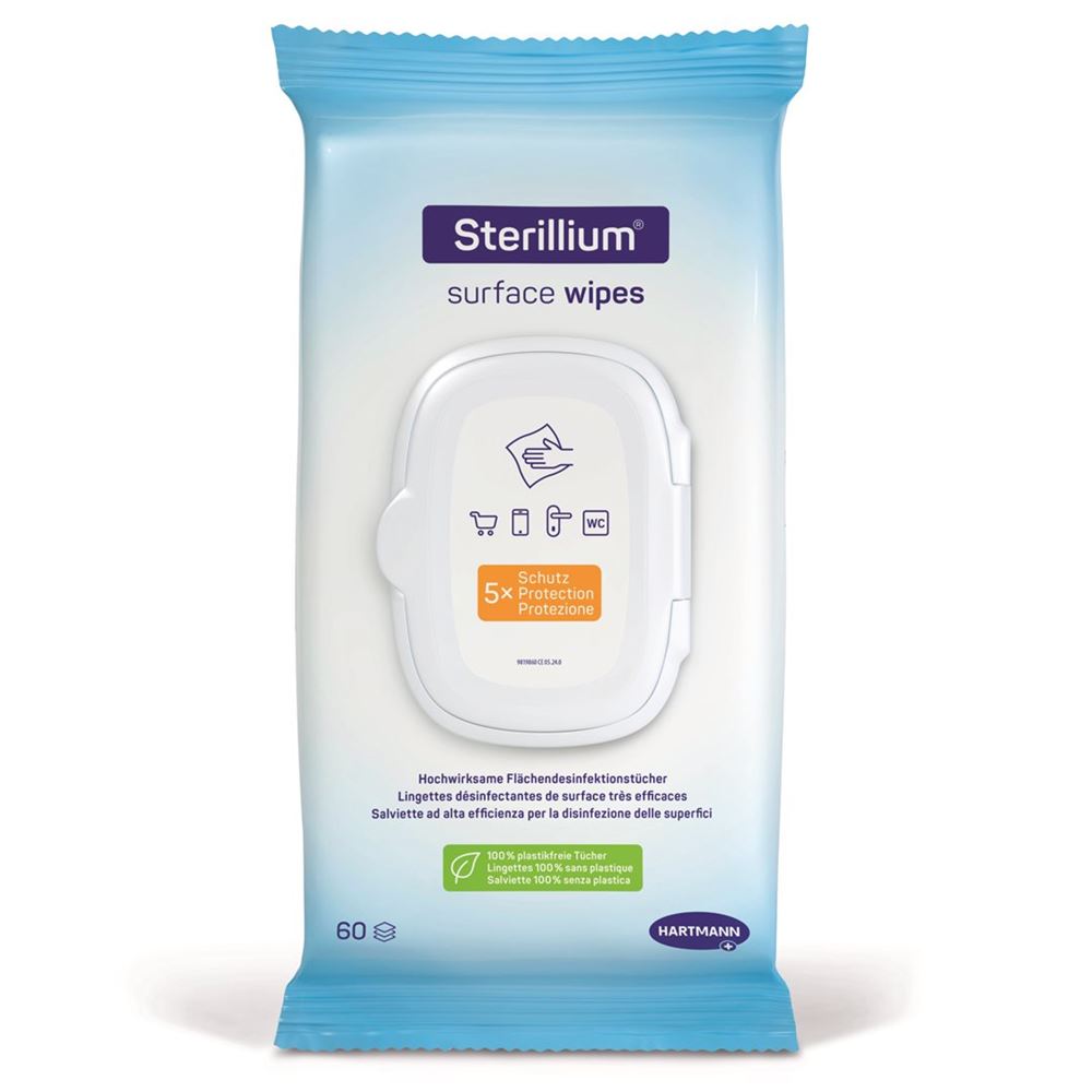 STERILLIUM surface Wipes 60 Stk
