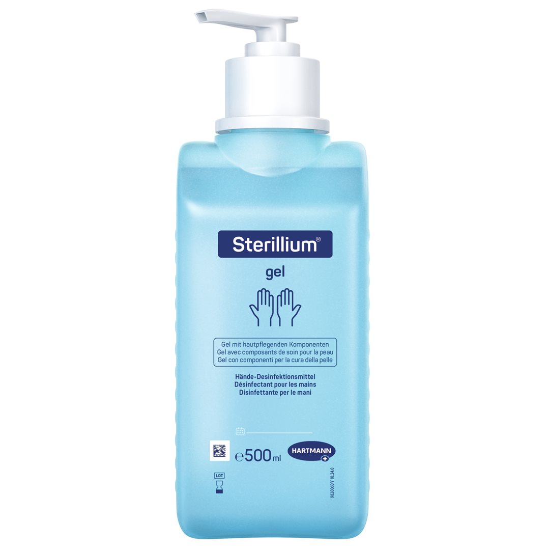 STERILLIUM Gel Händedesinfektion Disp 500 ml