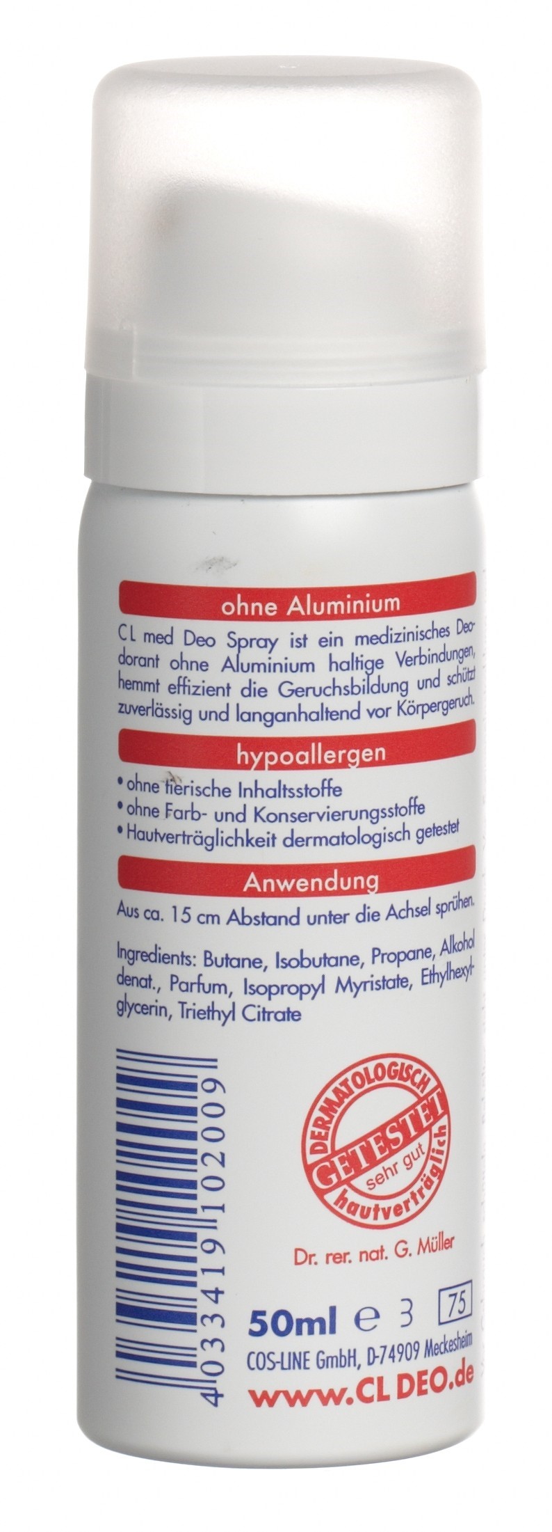 COS Deo Kristall ohne Aluminium Aeros Spr 50 ml