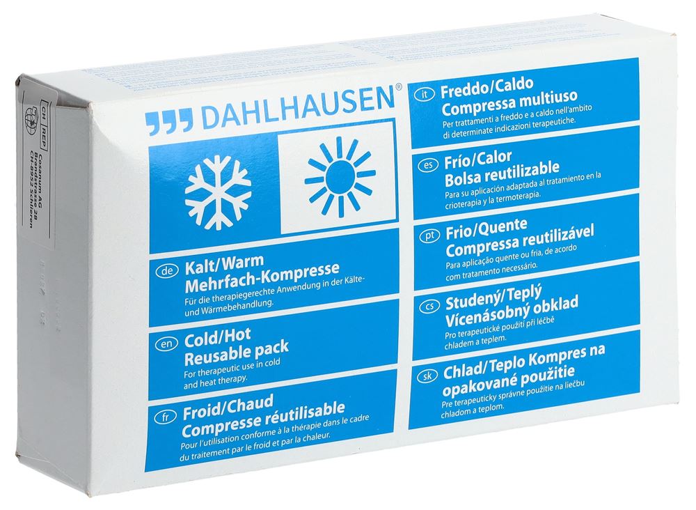 DAHLHAUSEN Kalt-/Warm-Kompres 12x29cm Uni 2 Stk