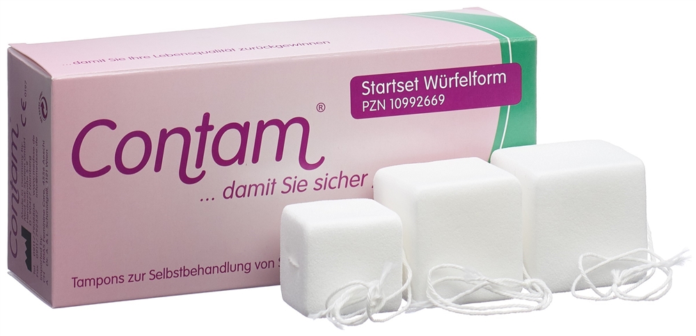 CONTAM Würfel Starterset 1 von jeder Grösse 3 Stk