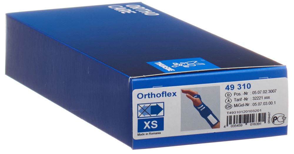 THUASNE Orthoflex Handgelenkband S 21cm recht weis
