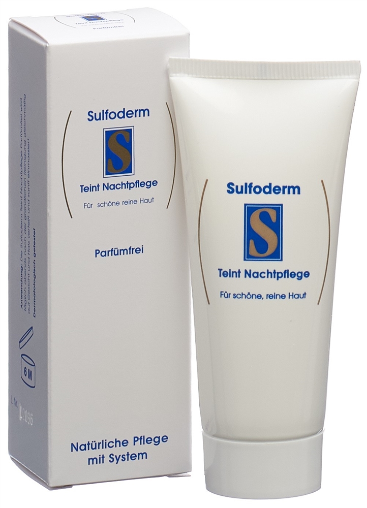 SULFODERM S Teint Nachtpflege Tb 40 ml