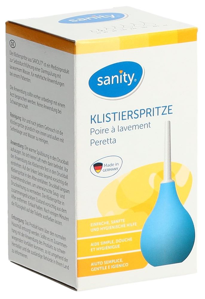SANITY Birnspritze Gr3 40ml zweiteilig