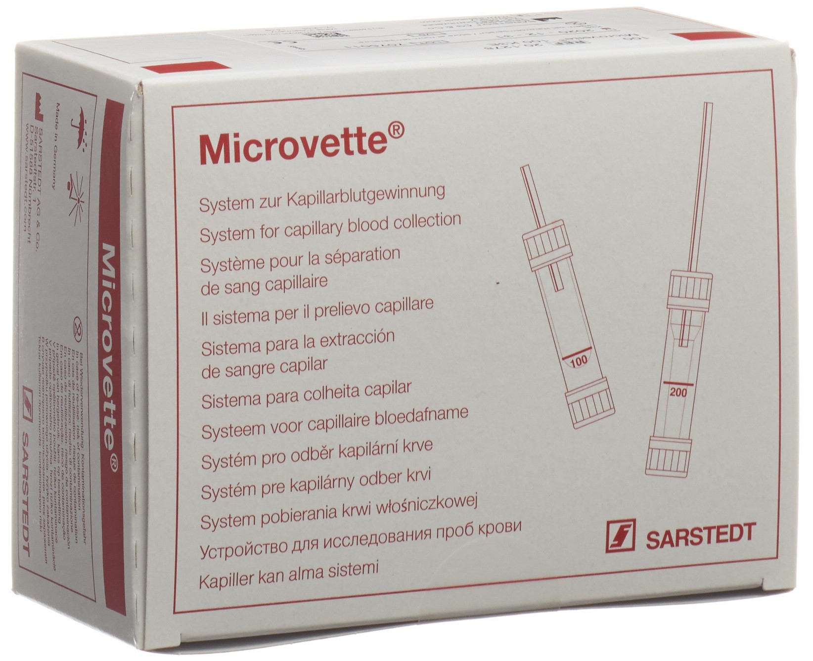 MICROVETTE 100 Hämatologie Kalium EDTA 100 Stk