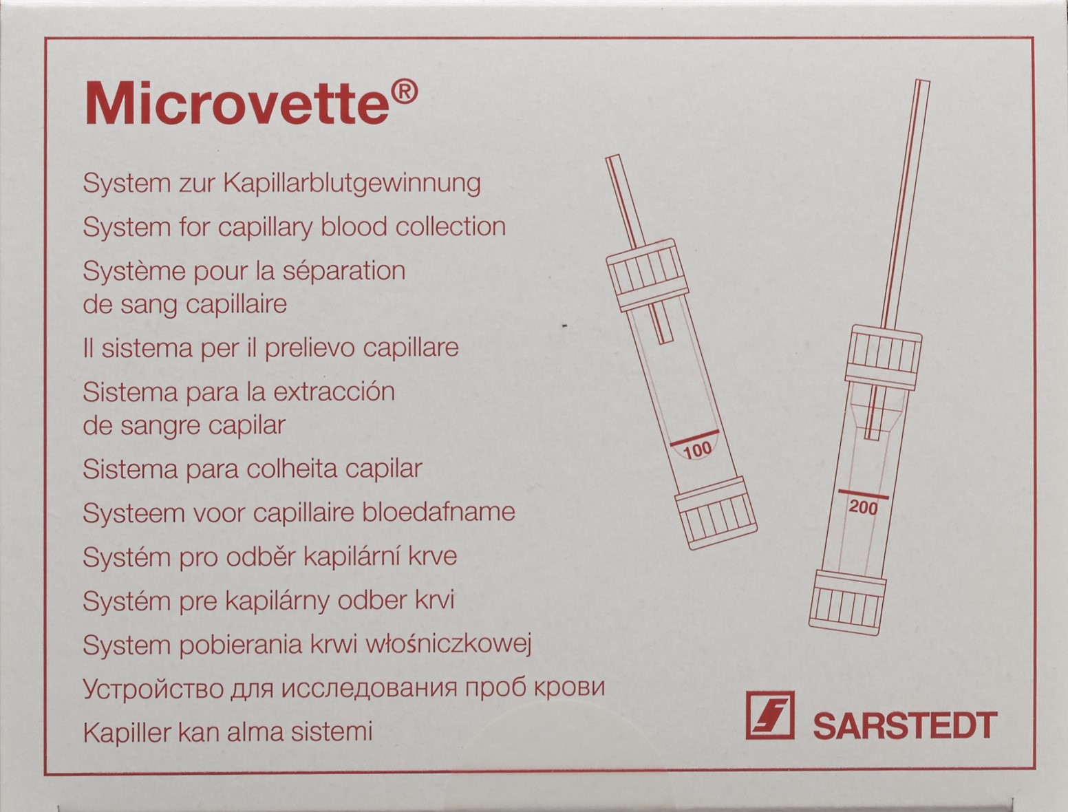 MICROVETTE 100 Hämatologie Kalium EDTA 100 Stk