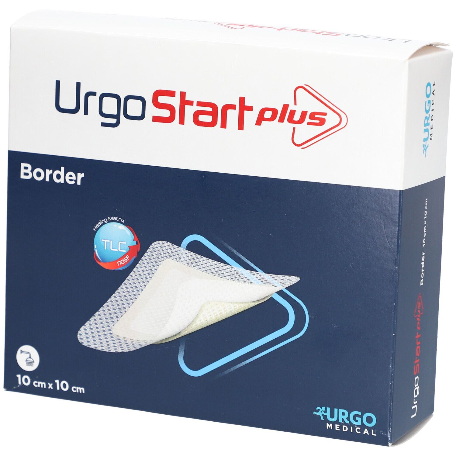 URGOSTART Plus Border Wundauflage 10x10cm 10 Stk