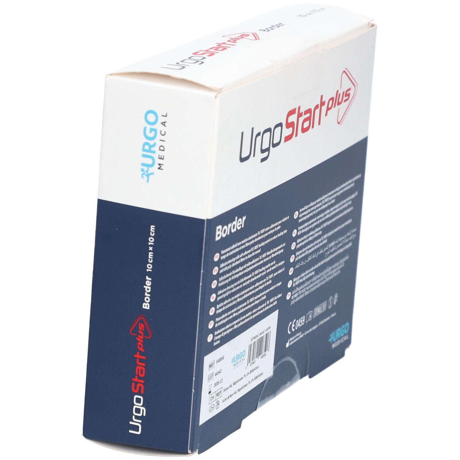 URGOSTART Plus Border Wundauflage 10x10cm 10 Stk