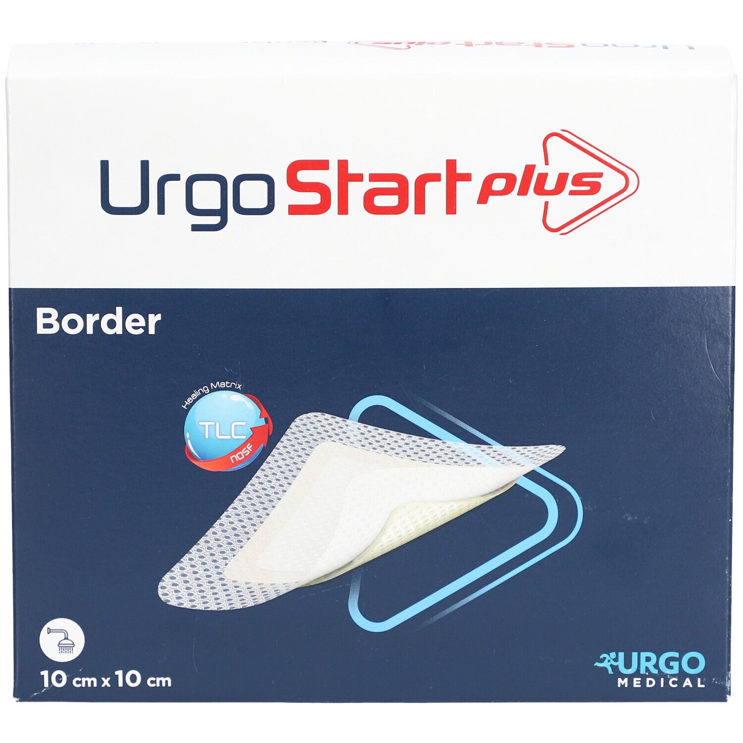 URGOSTART Plus Border Wundauflage 10x10cm 10 Stk