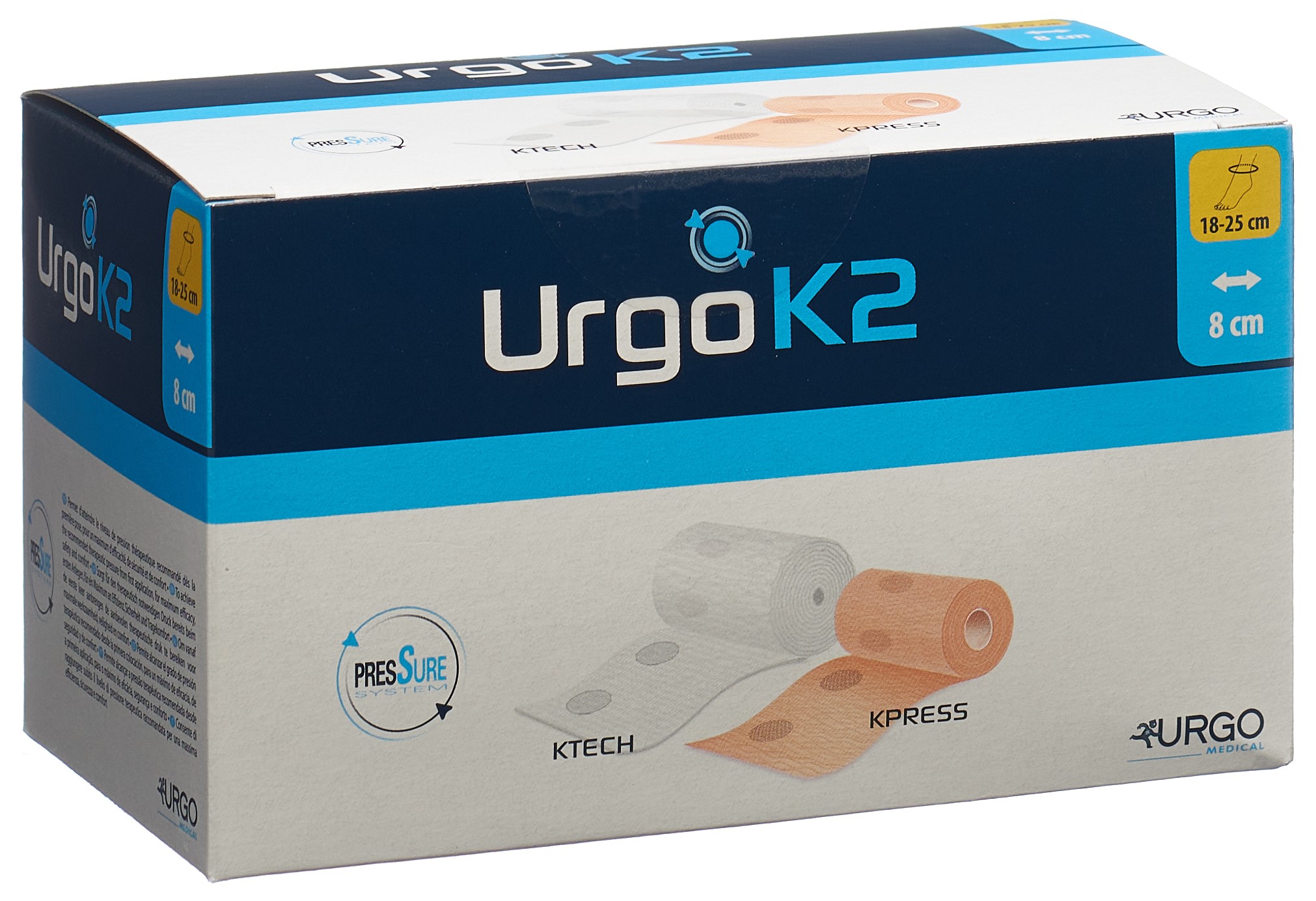 URGO K2 zweilagiger Kompressionsverb 18-25cm/8cm