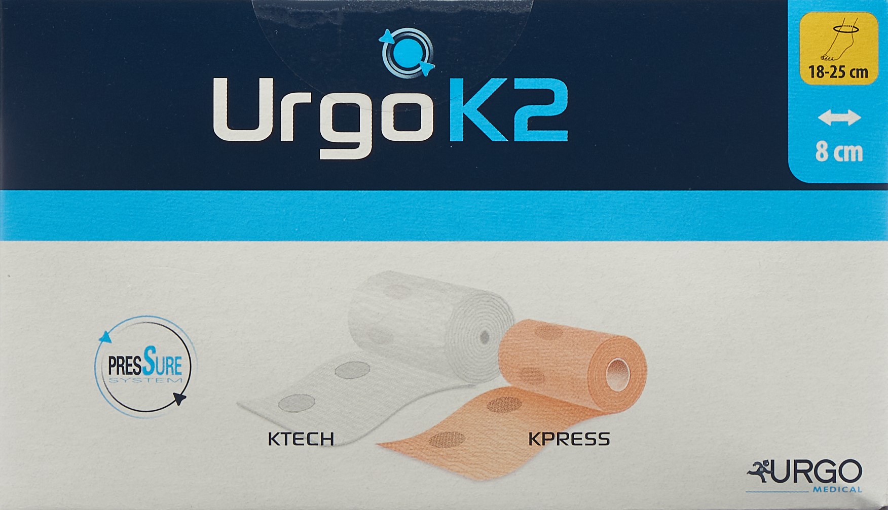 URGO K2 zweilagiger Kompressionsverb 18-25cm/8cm